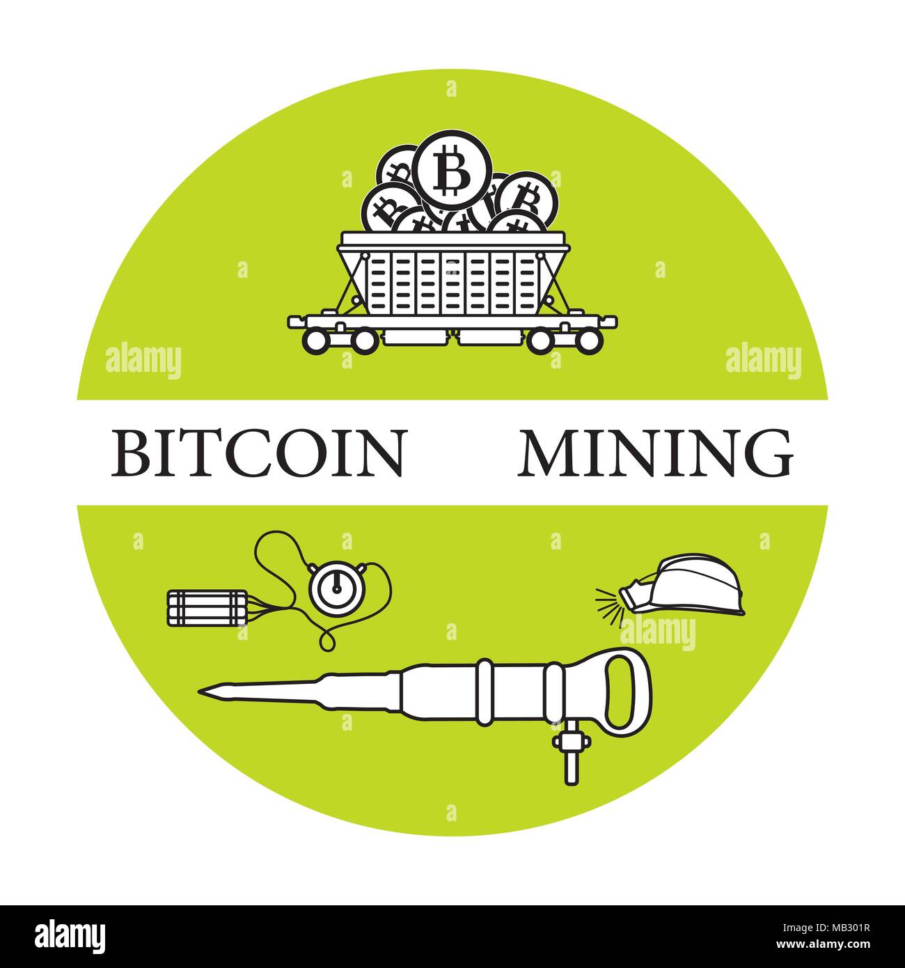 Mining Of!    Bitcoins Railway Car With Bitcoins Dynamite Miner S - 